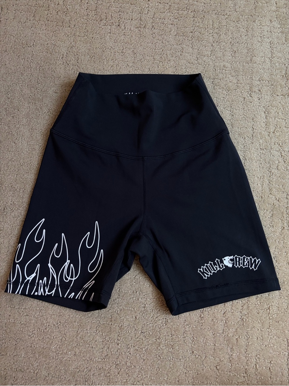 Kill Crew Scrunch Flames Biker Short
